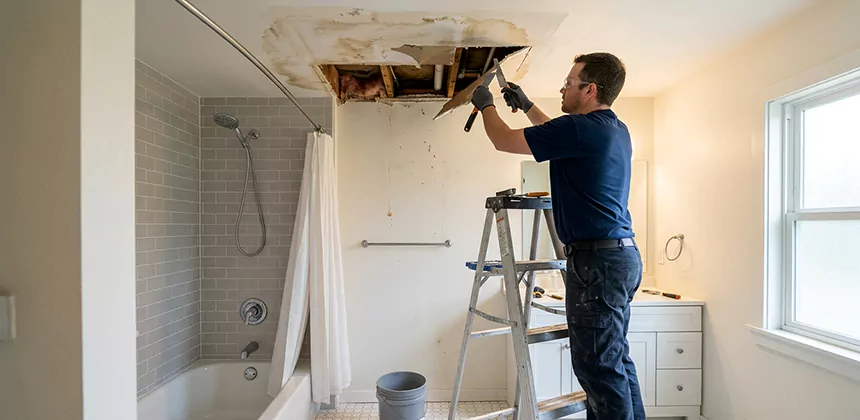 Bathroom Leak Ceiling Repair in Salt Lake City