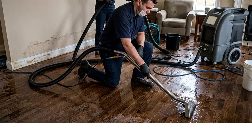 Hardwood Floor Water Extraction in Salt Lake City